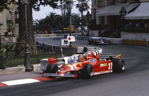 1981 Gilles Villeneuve Ferrari 126ck Turbo Gp Monaco Grand Prix