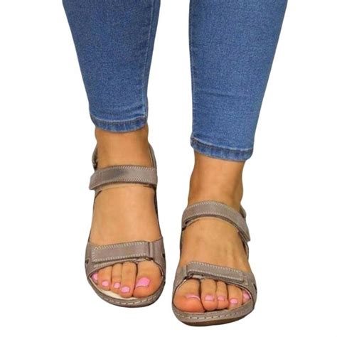 Womens Footbed Slide Sandals Wide Width Available Thick Bottom Slope