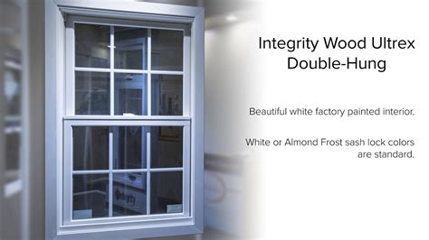 Product Feature Integrity Wood Ultrex Double Hung Window Window