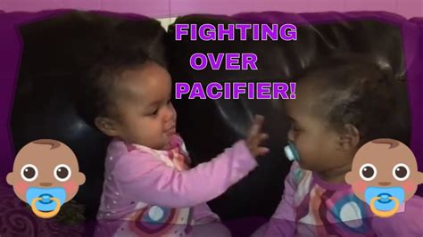 Twins Babies Fighting Over Pacifier Funny Twins Babies Youtube