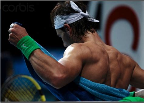 Rafael Nadal Photo Rafa Muscular Back Rafael Nadal Muscular Back