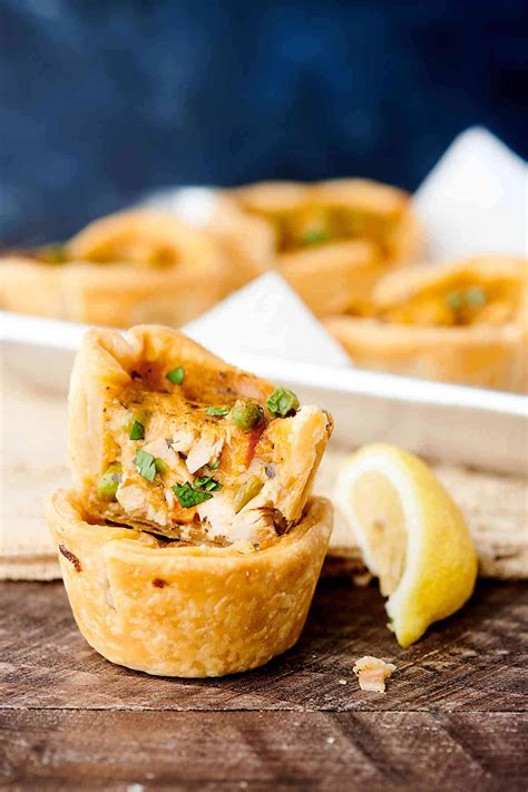 Mini Chicken Pot Pies Made In A Muffin Tin