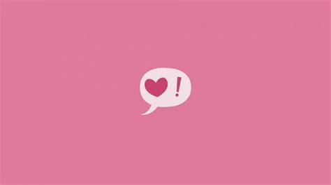 Illustration Minimalism Heart Text Logo Circle Pink Brand