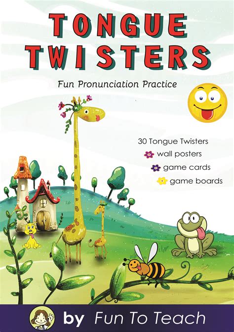 Grades Kinder To 7th Grade Tongue Twisters Sample Freebie Tongue