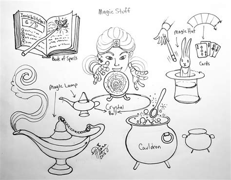 Draw Magic Stuff By Diana Huang On Deviantart