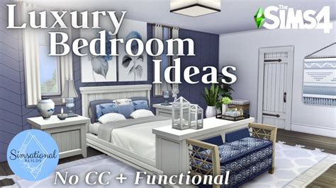 6 Luxury Bedroom Ideas No Cc Furniture Stop Motion Tutorial The