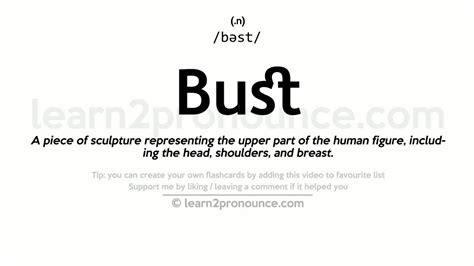 I'm gonna bust a nut! Bust pronunciation and definition - YouTube