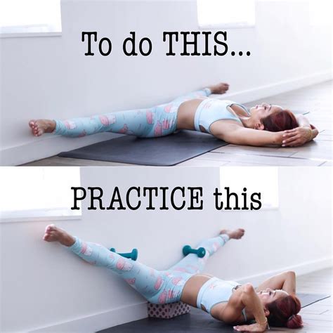 Middle Splits Can Take A Long Time For Some People So Why Not Let Gravity Do The Work Breath
