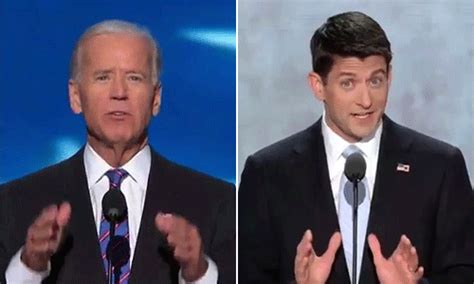 Joe Biden And Paul Ryan The Vice Presidential Debate In Gifs Live