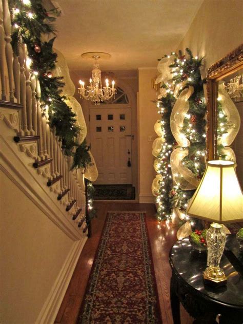 The steps, the ramp, and the walls give us enough space to put all of our decor ideas into action. Christmas Staircase Decorations Ideas for This Year