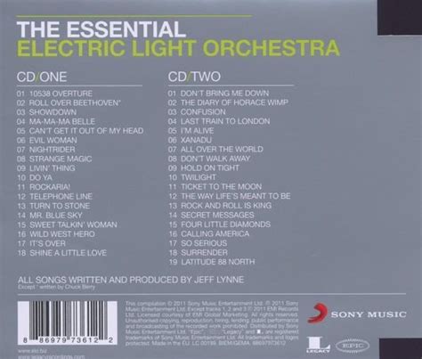The Essential Electric Light Orchestra Electric Light Orchestra Cd