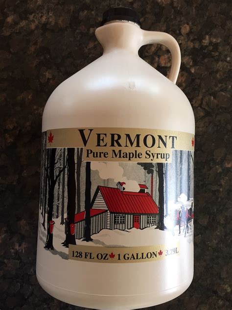 Pure Vt Maple Syrup In Plastic Jug Certified Etsy Uk