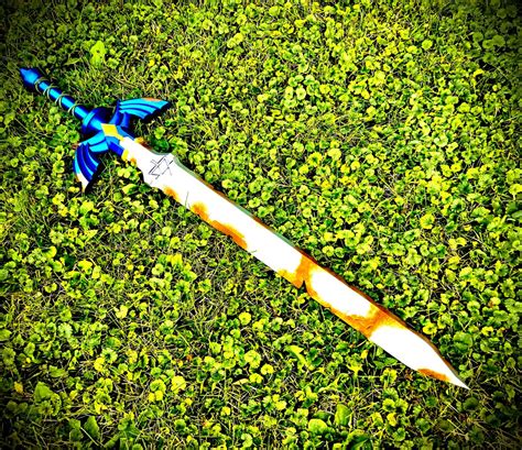 the rusted master sword from the legend of zelda breath of etsy
