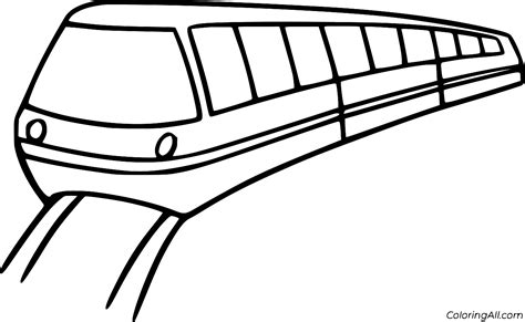 Easy Metro Coloring Page Coloringall