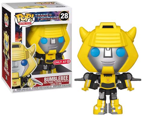 Funko Transformers Pop Retro Toys Bumblebee Exclusive Vinyl Figure