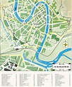 Mapa turistico de Verona, Itália; Guia Turistico