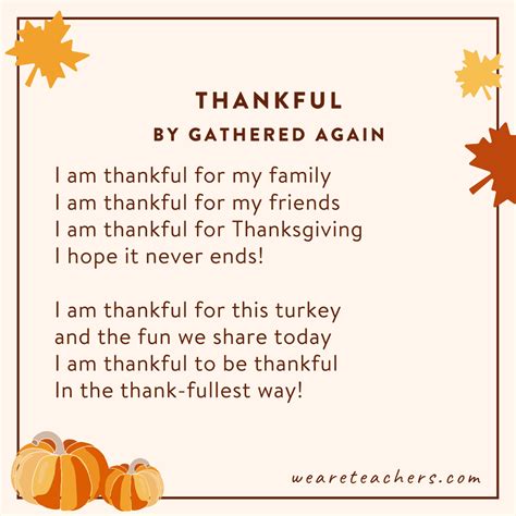 Happy Thanksgiving Day Poems Tdiae