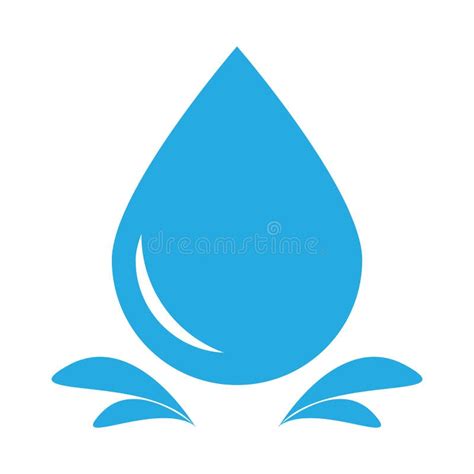 Water Drop Icon Vector Stock Vector Illustration Of Environment