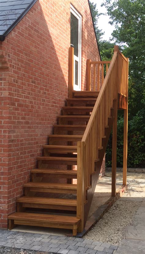 External Stairs Wooden External Stairs Staircase Design Free For