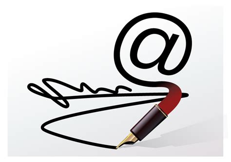 Great Email Signatures Clip Art