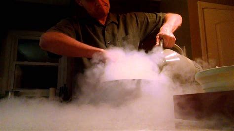 making ice cream with liquid nitrogen youtube