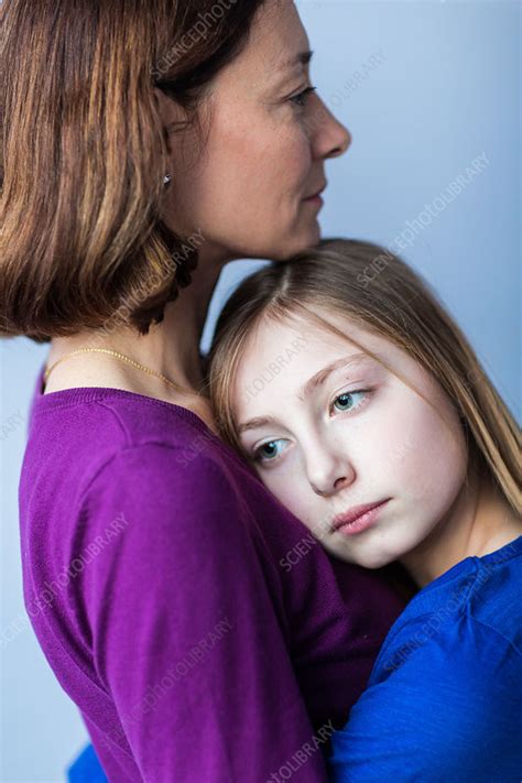mother and daughter stock image c034 0654 science photo library