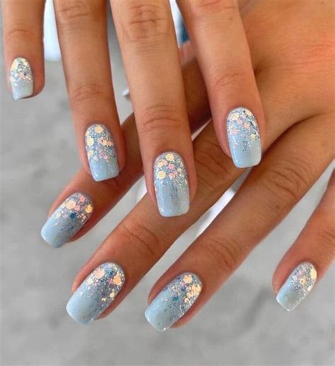 Light Blue Nails That Are Too Cute Not To Try Thefab S Blue