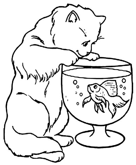 Printable Coloring Pages Of Cats