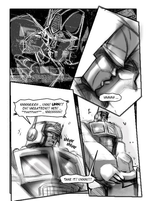 Rule 34 Comic Confession Greyscale Male Only Megatron