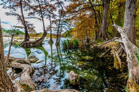 Beautiful Fall Waterscape In Texas Stock Image Image Of Garner
