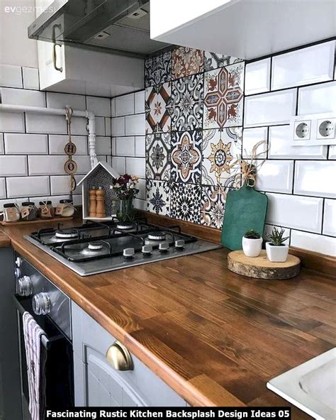 Fascinating Rustic Kitchen Backsplash Design Ideas Pimphomee