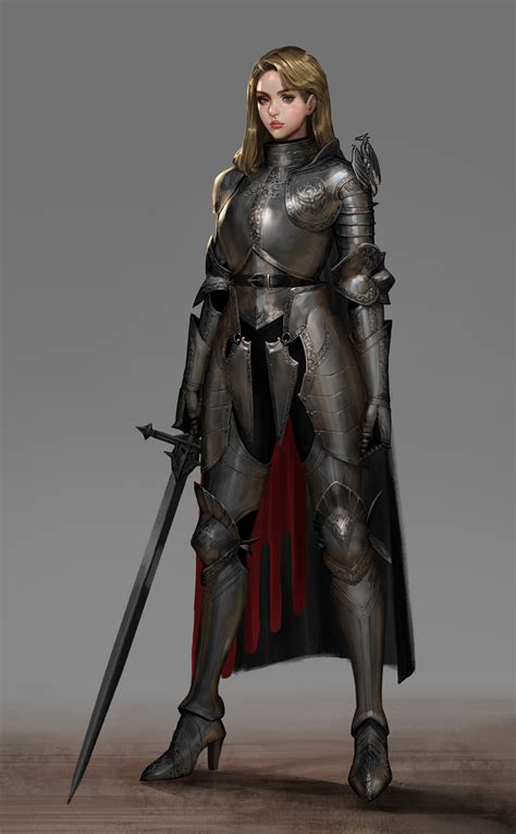 Artstation A Female Knight