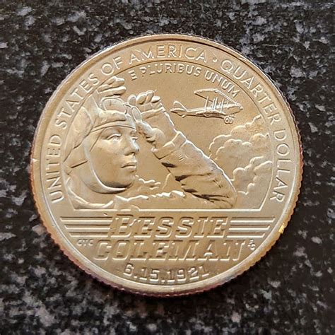2023 P Bessie Coleman American Women Quarter Bu From Mint Roll For