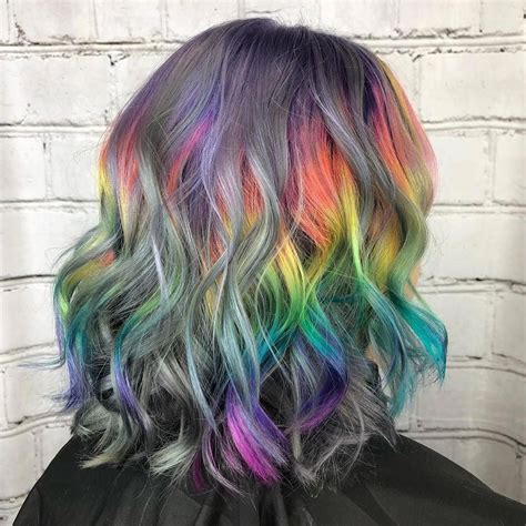 Pin On Rainbow Hair