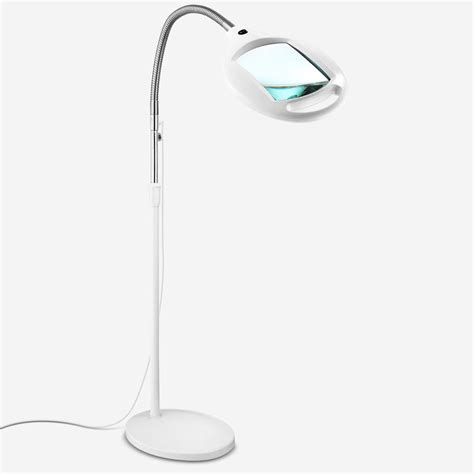 Lightview Pro Led Magnifying Floor Lamp White Brightech