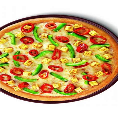 Food And Beverages Dominos Pizza Veg Peppy Paneer Pizza Chunky
