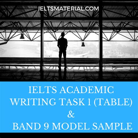 Ielts Academic Writing Task 1 Table And Band 9 Model Sample