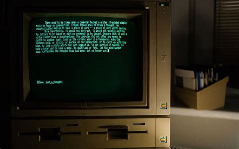 Wallpaper With Old Computer Retro Computer Apple Iie Text Monitor