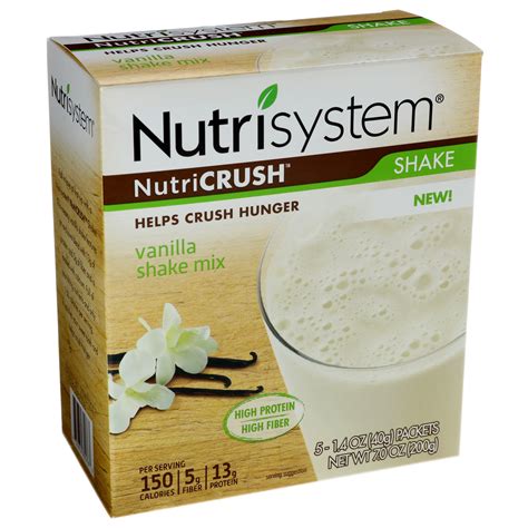 Nutrisystem Nutricrush Vanilla Powder Shake Shop Diet And Fitness At H E B