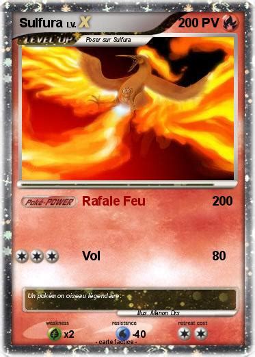 Pokémon Sulfura 517 517 Rafale Feu Ma Carte Pokémon