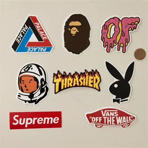 ️ Set Of 8 Stickers ️ Ideal For Skate Boards Mirrors Depop
