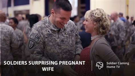 soldiers surprising pregnant wifes with homecoming best compilation youtube