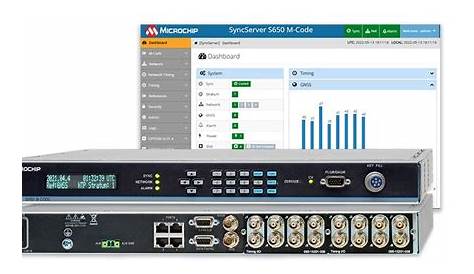 SyncServer® S650 M-Code GPS-Referenced NTP/PTP Time Server | Microchip