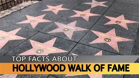 Interesting Facts About Hollywood Walk Of Fame Youtube