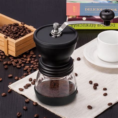 Hand Crank Manual Coffee Grinder Mill With Professional Grade Conical