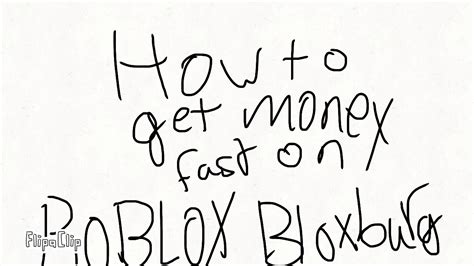 How 2 Get Money Quick On Roblox Bloxburg Youtube