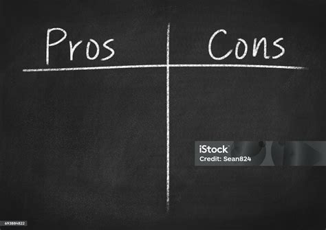 Pros And Cons Stock Photo Download Image Now Pros And Cons List