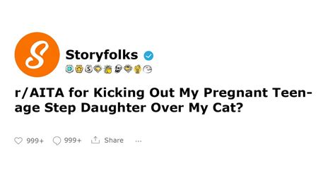 R Aita For Kicking Out My Pregnant Teenage Step Daughter Over My Cat Youtube