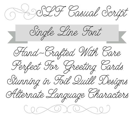 Single Line Fonts