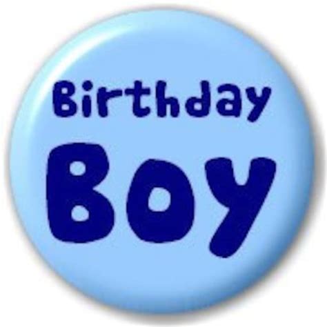 Birthday Boy Pin Button Badge Etsy